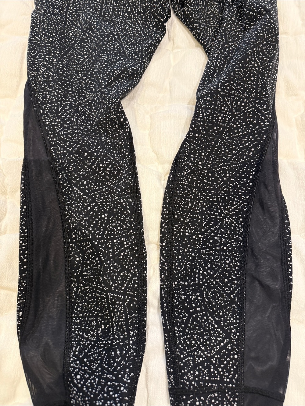 lululemon athletica Black Leggings with white dot print - Picture 4 of 5